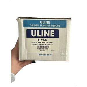 Uline Wax Thermal Transfer Ribbons 4.33”x360’ (6 Unopened) S-7955